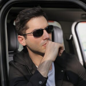 Men's Driving Polarized Sunglasses — Metal Frame